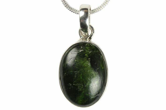 Chrome Diopside Pendant (Necklace) - Sterling Silver #228447